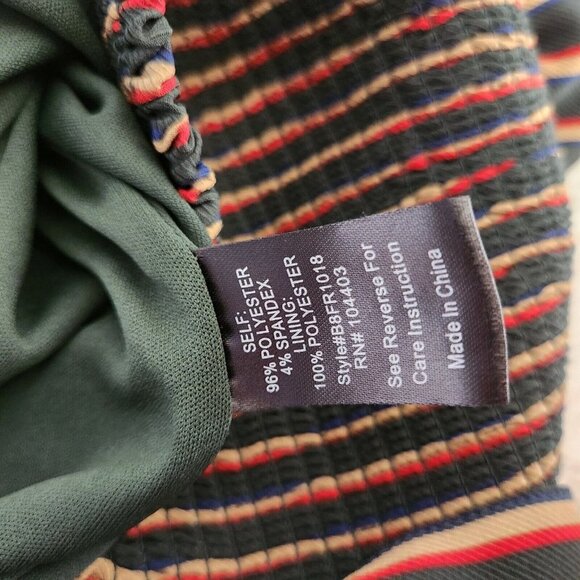 Altar'd State Jumpsuit Womens Small Striped Wide Leg Green Sleeveless - Picture 13 of 15